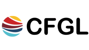 CFGL logo with colorful globe icon and bold black typography.