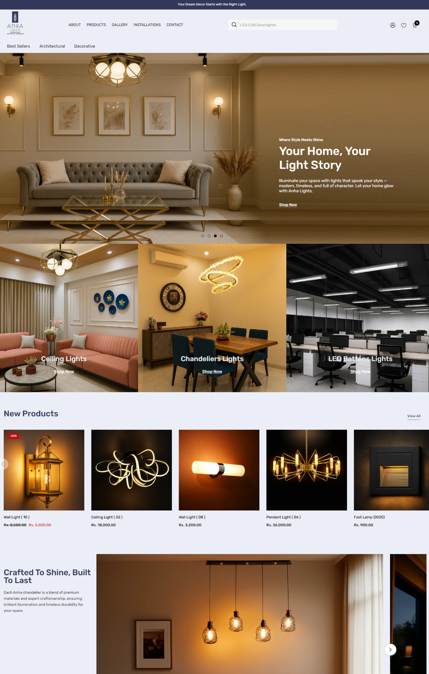 Image gallery marquee